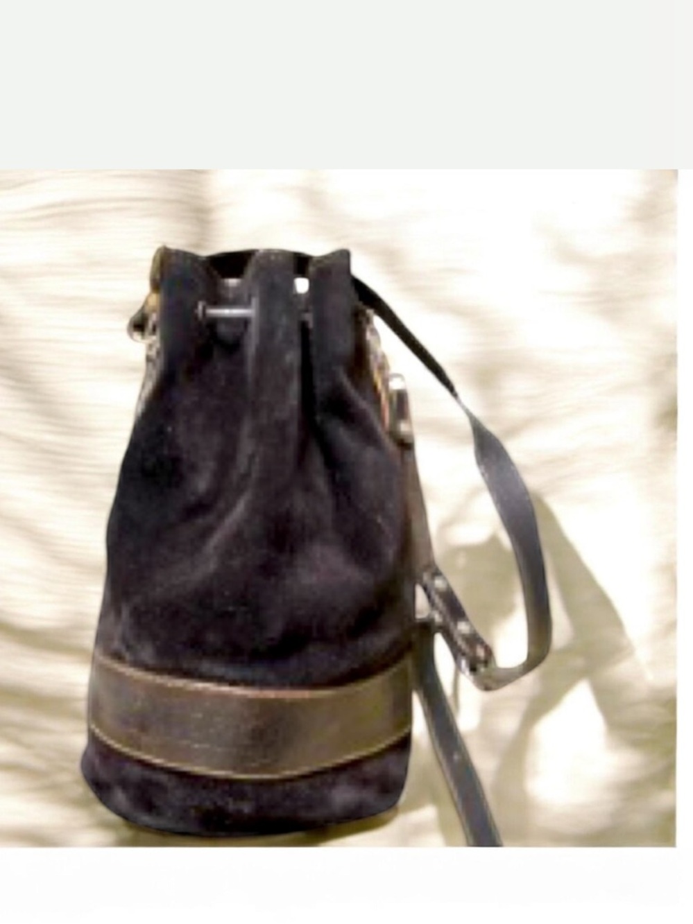 Rugby Premier People Brown Crossbody Shoulder Bucket Bag